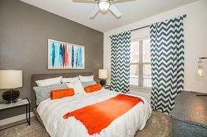 Cedar Hill apartment for rent - Bedroom With Ceiling Fan at Century Cedar Hill, Texas