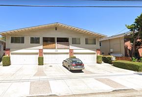 San Jose apartment for rent - a car parked in front of a white house