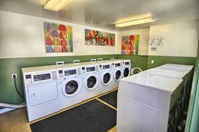 Monterey apartment for rent - Laundry room with washer and dryers