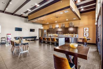 Dining and kitchen