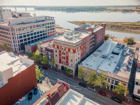Memphis apartment for rent - Aerial Exterior View at 99 Front, Memphis, 38103