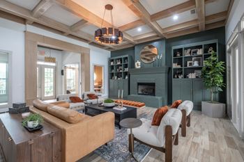 Living area with sofa