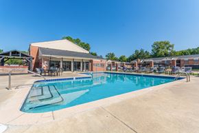 Little Rock apartment for rent - A large swimming pool at Brightwaters Apartments, Arkansas, 72202