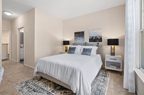 Durham apartment for rent - Master bedroom at Alden Place at South Square, Durham