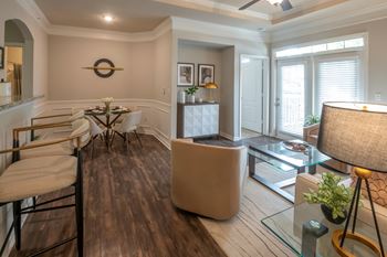 Kitchen and living area