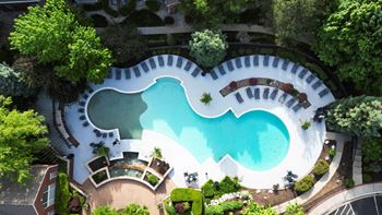 Pool aerial view
