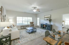 Villa Rica apartment for rent - Dining And Living Area at Henley at Mirror Lake, Villa Rica, 30180