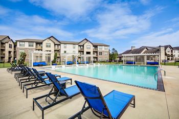 Entertainment lounge by pool
