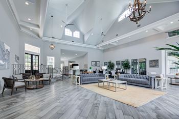 Clubhouse with a coffee bar and lounge