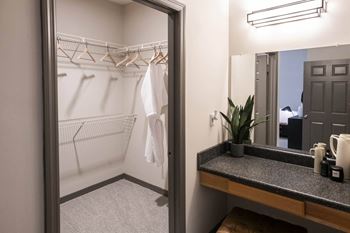 Spacious closet
