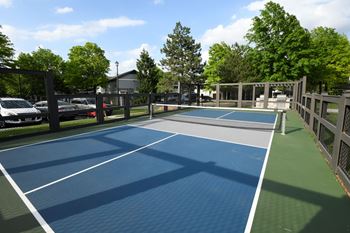 Large tennis court