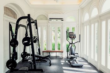 Modern fitness center