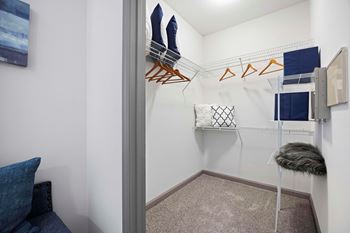 Large walk-in closets