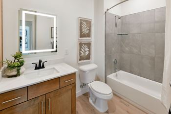 Bathroom with a bathtub