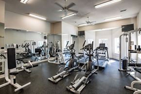 Cordova apartment for rent - Fitness center with cardio and strength training equipment at Trailside at Greenline Apartments, Cordova