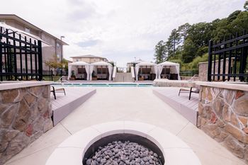 The swimming pool at the resort at governors residence