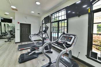 Modern fitness center