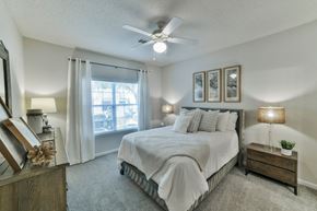 North Charleston apartment for rent - Bedroom With Ceiling Fan at Legends at Charleston Park, North Charleston, SC