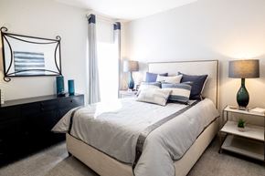 Cordova apartment for rent - Model bedroom at Lincoln at Wolfchase Apartments, Cordova, TN, 38016