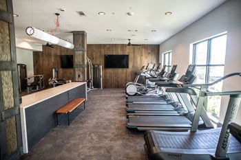 Modern fitness center
