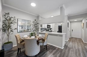 Houston apartment for rent - Dining And Kitchen View at The Ambrose, Houston, TX, Texas, 77040