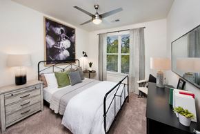 Marietta apartment for rent - Ceiling fans in all bedrooms at The Barrett, Marietta