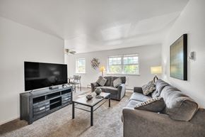 Carlisle apartment for rent - a living room with a couch and a tv