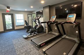 Anderson apartment for rent - A gym with treadmills and elliptical machines.