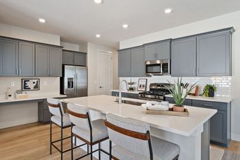 Open concept kitchens and living spaces