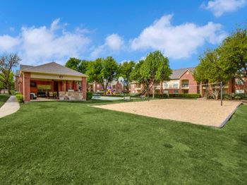 Sand volleyball court
