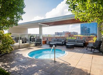 Outdoor hot tub