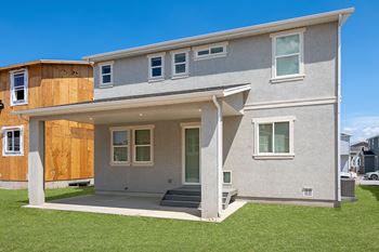 Enclosed backyard*