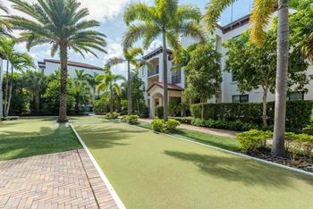 Bocce ball court