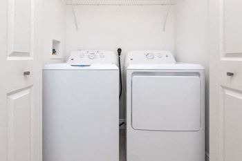 In-home, full-size washer and dryer sets