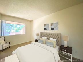 Fremont apartment for rent - Bedroom With Expansive Windows at Carrington Apartments, California