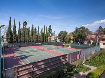Outdoor tennis courts
