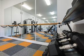 San Jose apartment for rent - Free Weights In Gym at Valley West, San Jose, CA, 95122