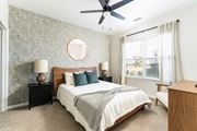 Concord apartment for rent - Bedroom with Ceiling Fan at Concord Ridge Apartments, North Carolina