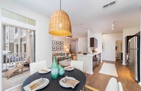 Jacksonville apartment for rent - Dining And Living Area at Terraces at Town Center, Jacksonville, FL, 32256