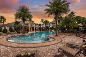 Twilight pool