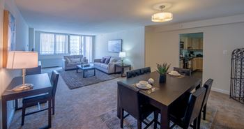 Living room come kitchen view