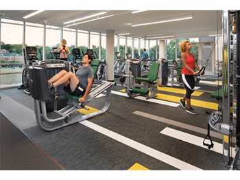 Fully equipped fitness center