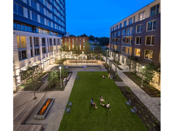 Open courtyard