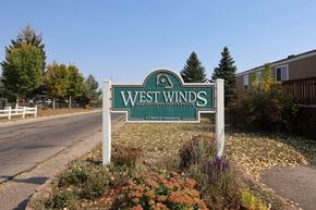 Cheyenne apartment for rent - Elegant Entry Signage at West Winds, Cheyenne, 82007