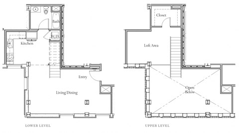 Floor plan for studio, 1 bath, 1066 sqft