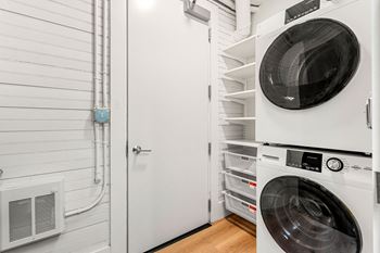 Full-size washer & dryer included