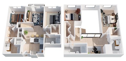 Floor plan for 4 beds, 4 baths, 1658 sqft