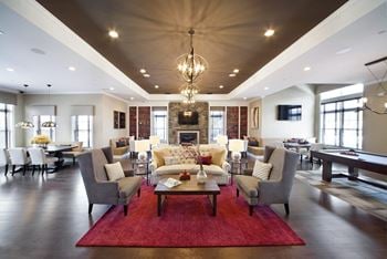 Clubhouse with seating hillside club