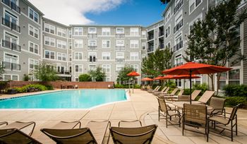 Pool view apartment