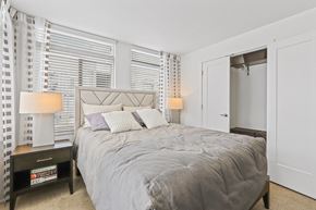 Broomfield apartment for rent - Bedroom with Two Windows at 8000 Uptown Apartments, Broomfield, Colorado